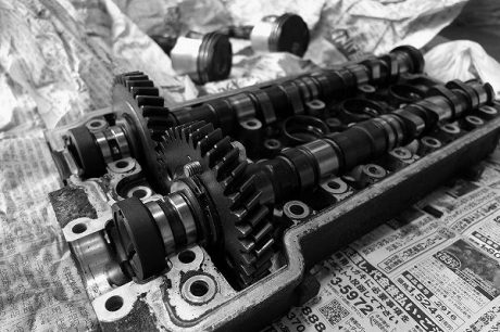 KK４のカムシャフト