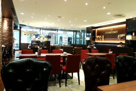 神戸三宮のコンフォートで朝食