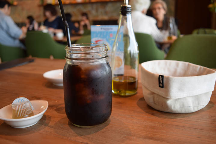 食後のアイスコーヒー