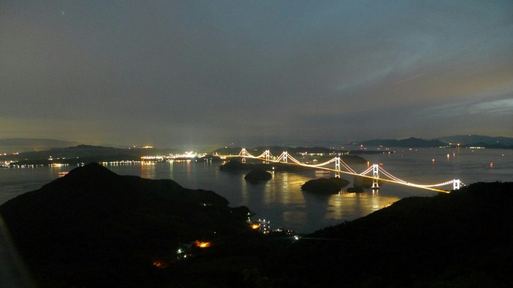 しまなみハイウェイの夜景