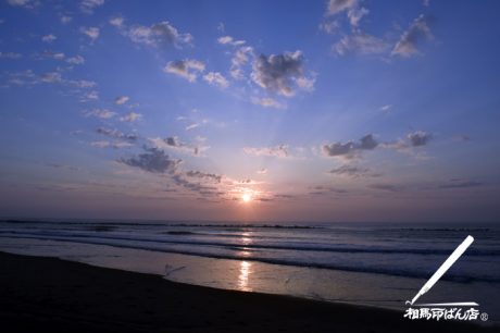 日曜日の朝、高鍋町の蚊口の浜へ行ってみた。