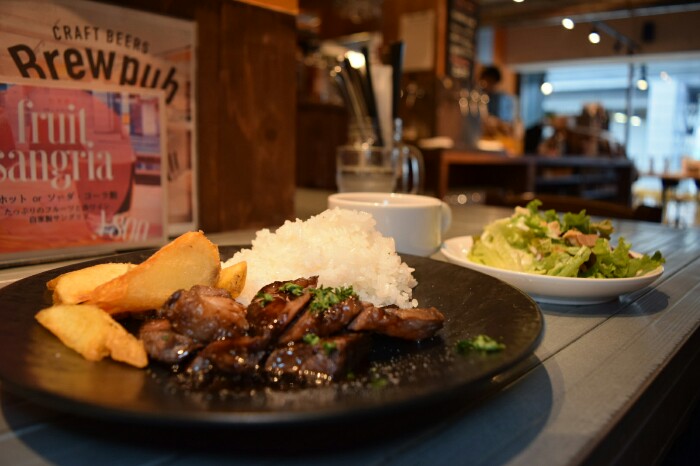 テタールヴァレでグリルの日替りランチ