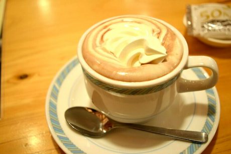 コメダ珈琲店のココア