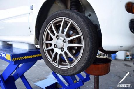 高鍋町のガソリンスタンド。高鍋石油でオイル交換