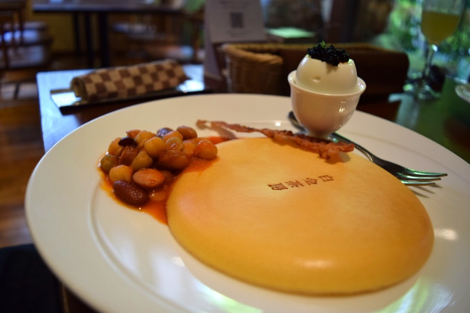 白金茶房のホットケーキ。美味しいパンケーキ。