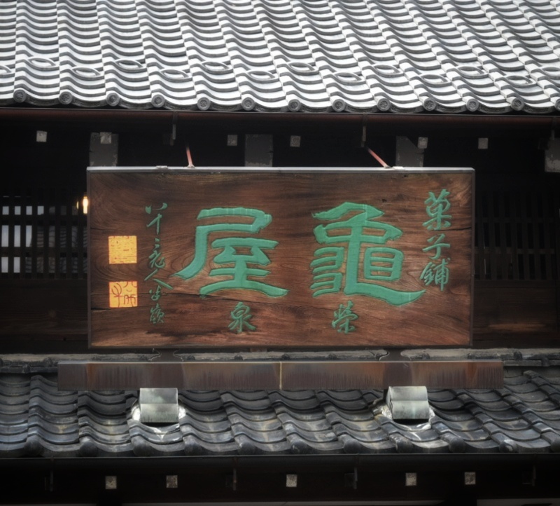 古く趣のある看板