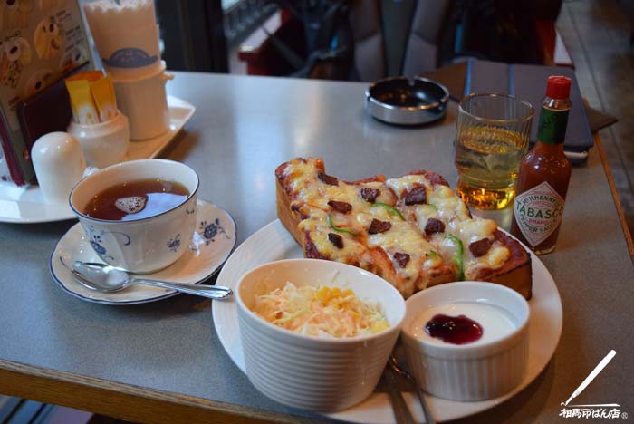 上野のギャランのピザトースト