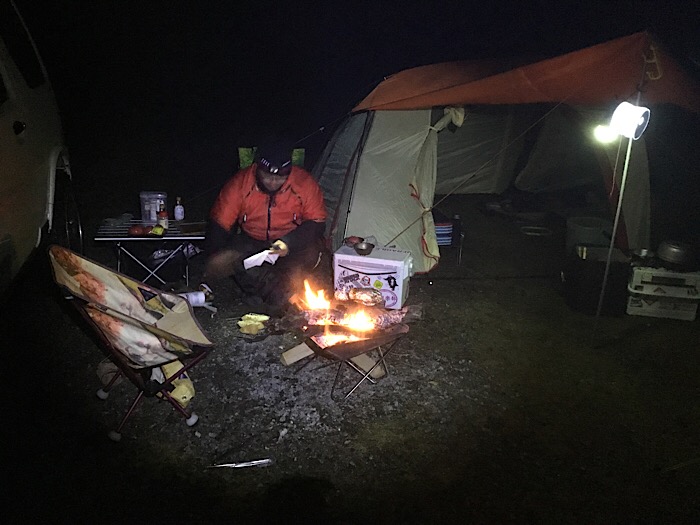 高ボッチ高原でキャンプ