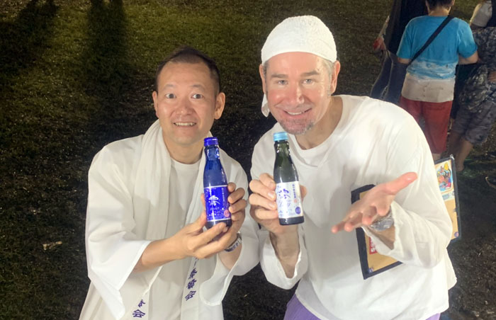 毎年来てくれてるジェイミーと２ショット！