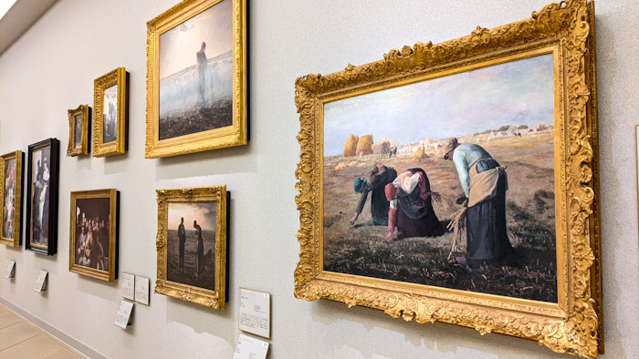 ミレーが描いた落ち穂拾い。貧困があることを表現している